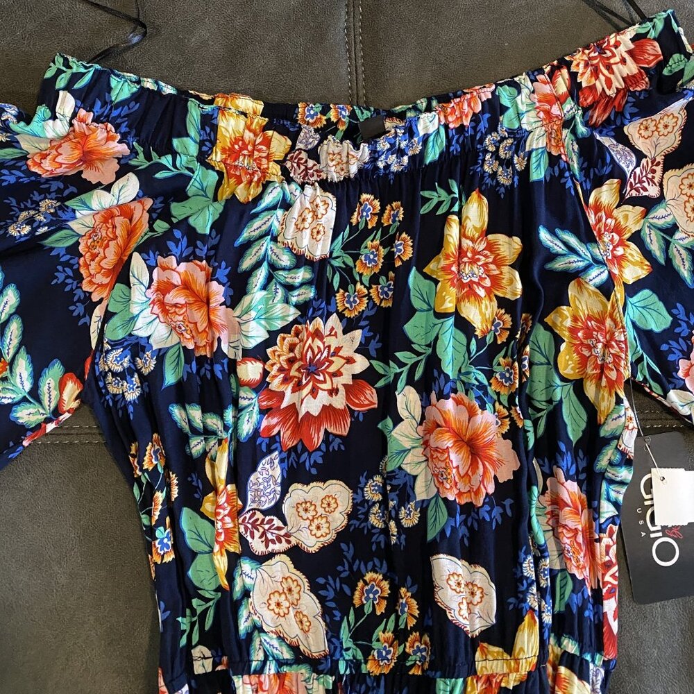 Swim cover-up flowy, multi-way dress NWT - Picture 2 of 6